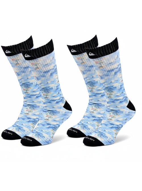 Quiksilver Set di calzini da uomo Crew LONG Lifestyle Set da 2 paia - Kiabi