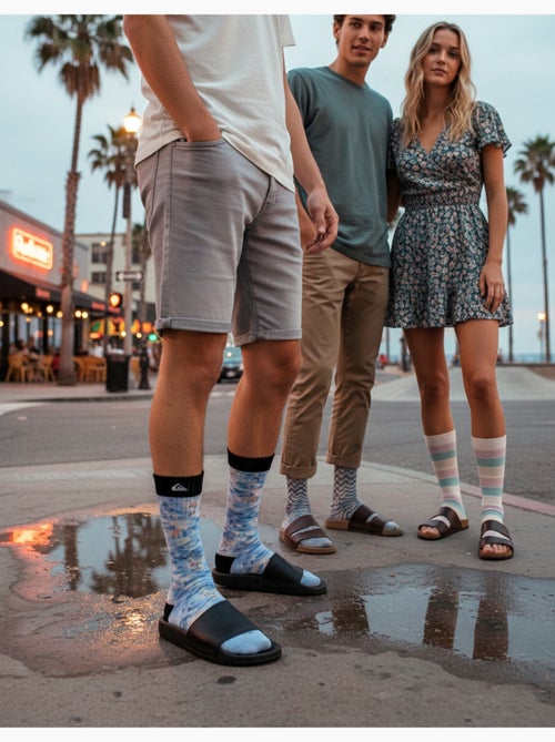 Quiksilver Set di calzini da uomo Crew LONG Lifestyle Set da 2 paia - Kiabi