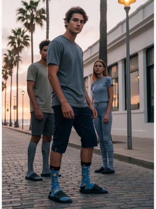 Quiksilver Set di calzini da uomo Crew LONG Lifestyle Set da 2 paia - Kiabi