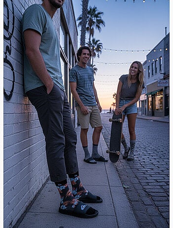 Quiksilver Set di calzini da uomo Crew LONG Lifestyle Set da 2 paia