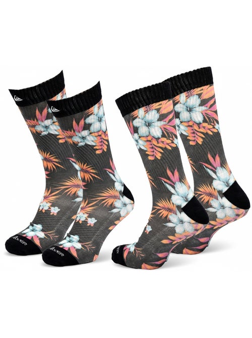 Quiksilver Set di calzini da uomo Crew LONG Lifestyle Set da 2 paia - Kiabi