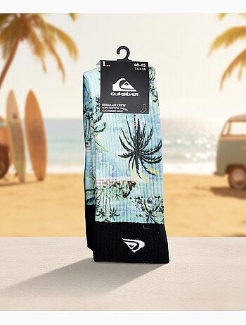 Quiksilver Set di calzini da uomo Crew LONG Lifestyle Set da 2 paia