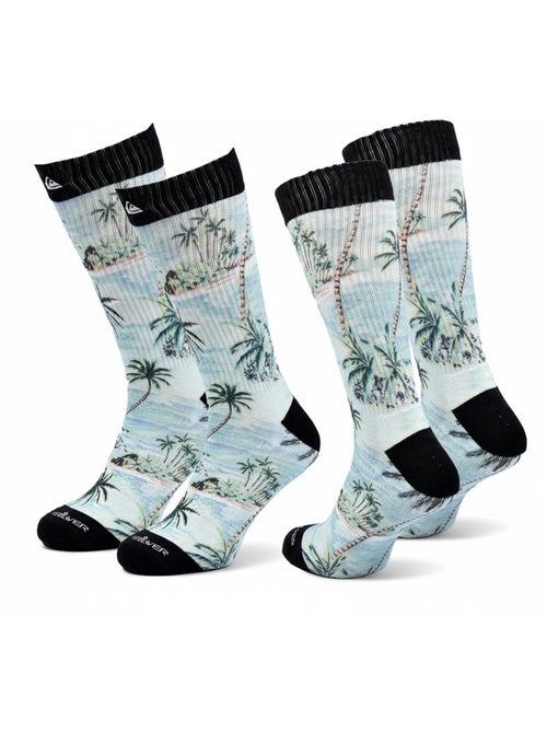 Quiksilver Set di calzini da uomo Crew LONG Lifestyle Set da 2 paia - Kiabi