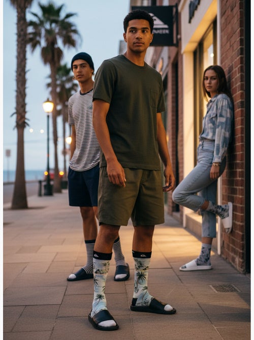 Quiksilver Set di calzini da uomo Crew LONG Lifestyle Set da 2 paia - Kiabi