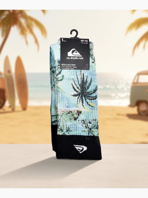 Quiksilver Set di calzini da uomo Crew LONG Lifestyle Set da 2 paia - Kiabi