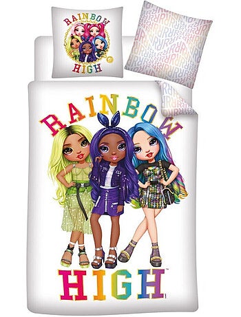 Rainbow High - Completo Letto Bambino Stampato Reversibile, RUBY