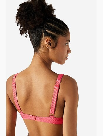 Rancho top bikini a righe con ferretto penti