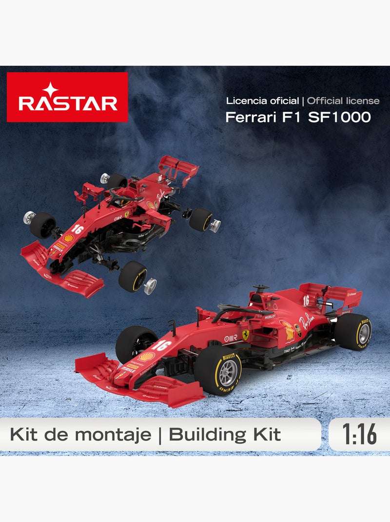 Rastar auto rc da assemblare f1 2021 ferrari sf1000 1:16 N/D - Kiabi