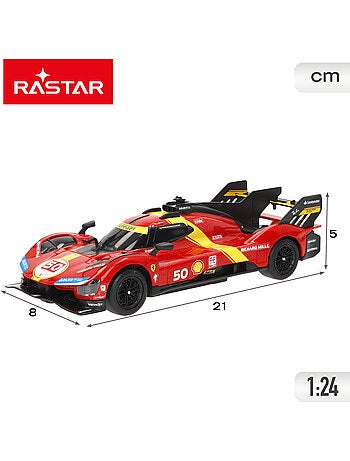 Rastar auto telecomandata ferrari 499p 50 le mans hypercar 1:24