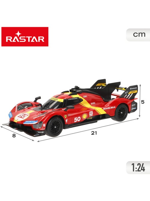 Rastar auto telecomandata ferrari 499p 50 le mans hypercar 1:24 - Kiabi