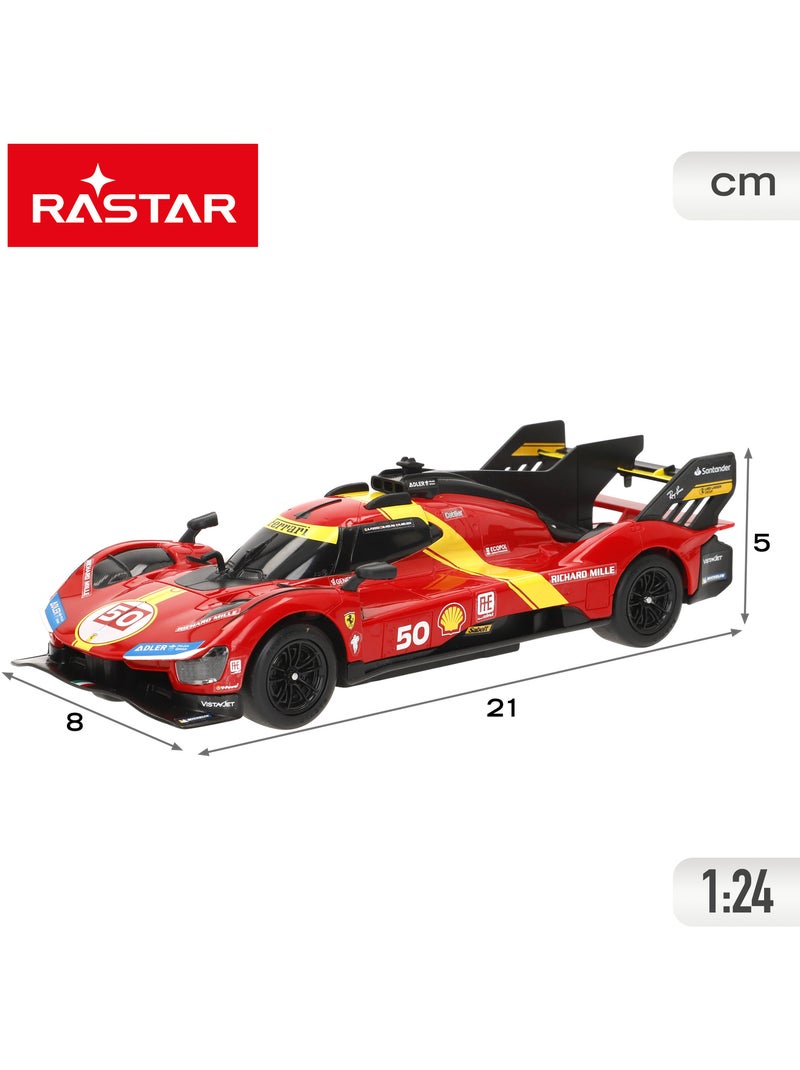 Rastar auto telecomandata ferrari 499p 50 le mans hypercar 1:24 N/D - Kiabi