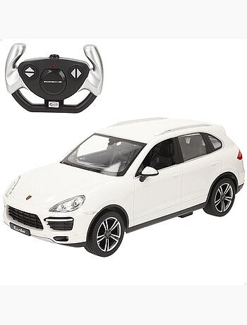 Rastar auto telecomandata porsche cayenne turbo bianca 1:14