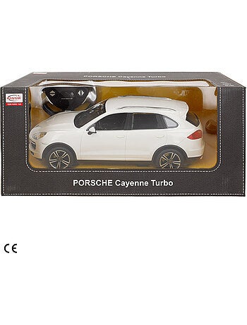 Rastar auto telecomandata porsche cayenne turbo bianca 1:14