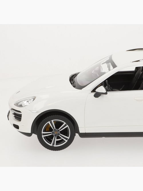 Rastar auto telecomandata porsche cayenne turbo bianca 1:14 - Kiabi