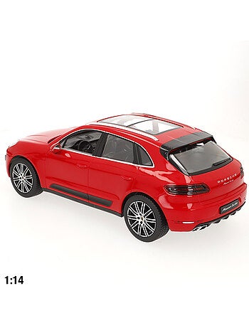 Rastar auto telecomandata porsche macan turbo rossa 1:14