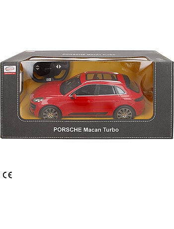 Rastar auto telecomandata porsche macan turbo rossa 1:14