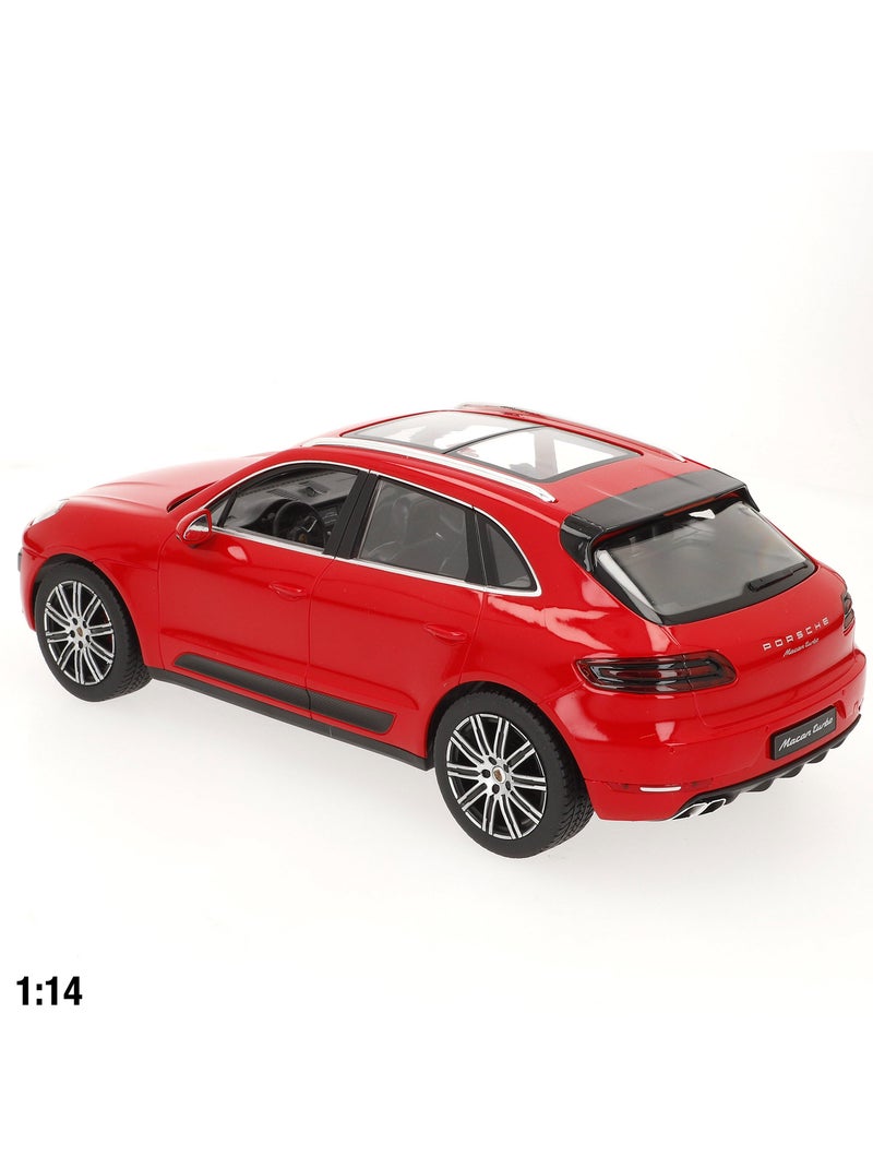 Rastar auto telecomandata porsche macan turbo rossa 1:14 N/D - Kiabi