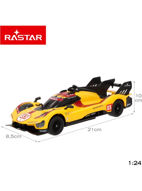 Rastar ferrari 499p radiocomandata, numero 83, scala 1:24 - Kiabi Rastar ferrari 499p radiocomandata, numero 83, scala 1:24 - Kiabi