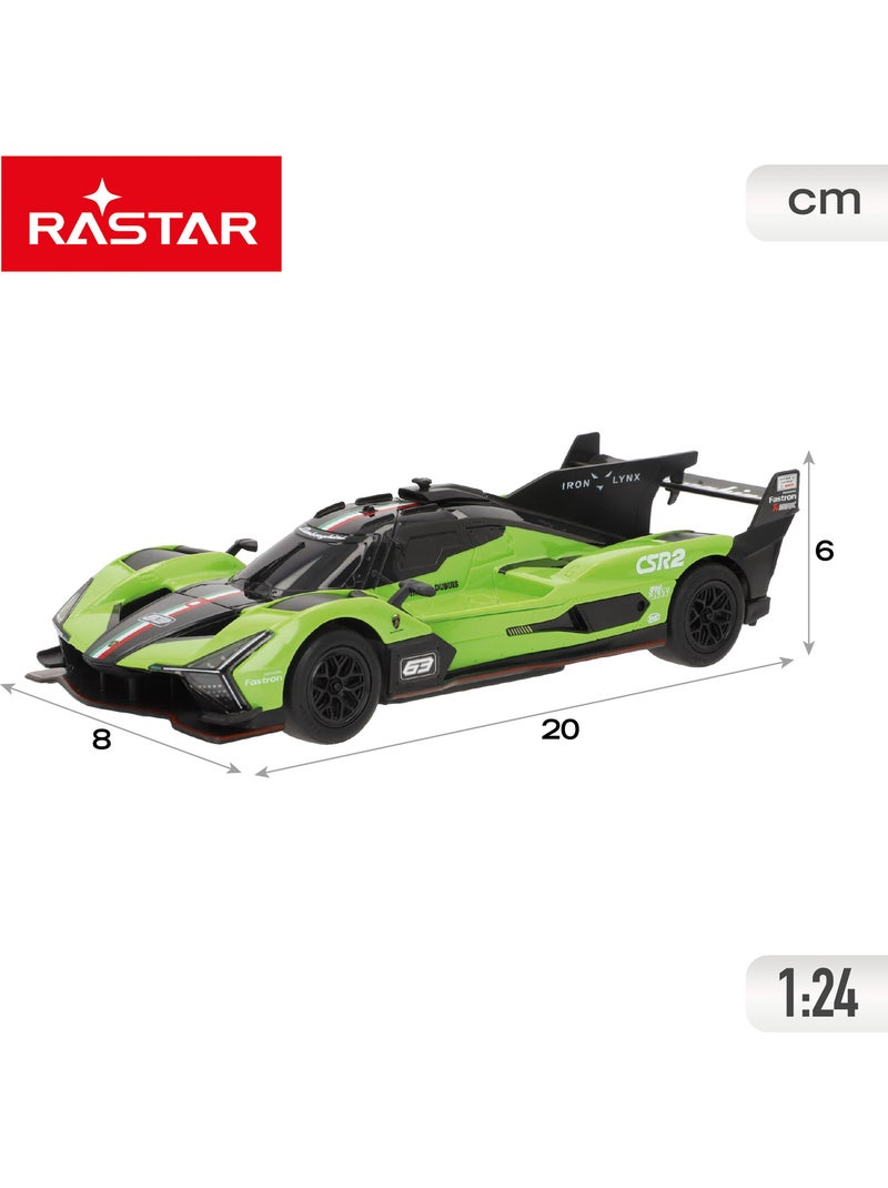 Rastar lamborghini sc63 lmdh auto telecomandata 1:24 N/D - Kiabi