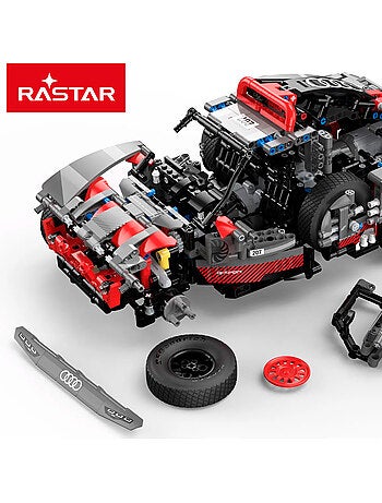 Rastar modello di auto da assemblare dakar '24 audi rs q e-tron (sainz) 1:14