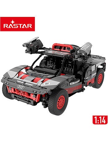 Rastar modello di auto da assemblare dakar '24 audi rs q e-tron (sainz) 1:14