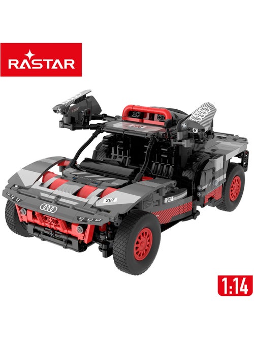 Rastar modello di auto da assemblare dakar '24 audi rs q e-tron (sainz) 1:14 - Kiabi Rastar modello di auto da assemblare dakar '24 audi rs q e-tron (sainz) 1:14 - Kiabi
