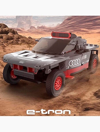 Rastar modello di auto da assemblare dakar '24 audi rs q e-tron (sainz) 1:30