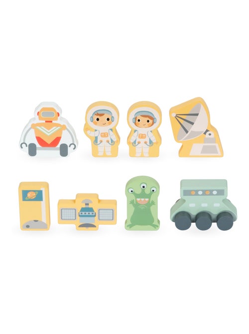 Razzo spaziale in legno con ascensore e accessori Mamabrum - Kiabi