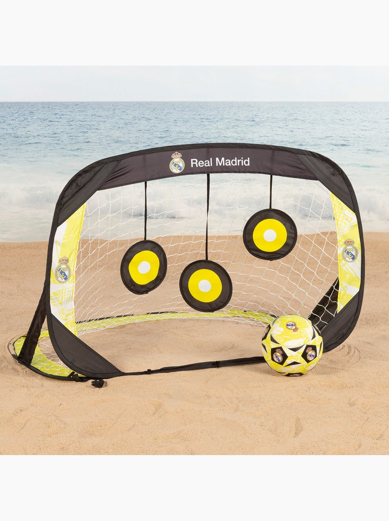 Real madrid porta pop-up 4 in 1 con bersaglio per freccette 120x80x80 cm N/D - Kiabi