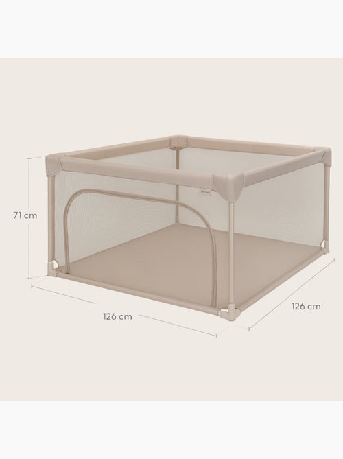 Recinto per bambini lionelo willow - spazio extra large - lati in rete - griglia di sicurezza - Kiabi Recinto per bambini lionelo willow - spazio extra large - lati in rete - griglia di sicurezza - Kiabi