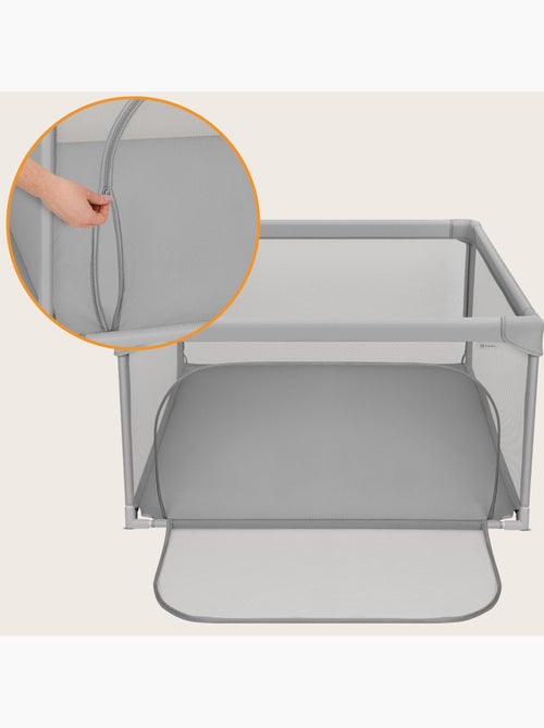 Recinto per bambini lionelo willow - spazio extra large - lati in rete - griglia di sicurezza - Kiabi Recinto per bambini lionelo willow - spazio extra large - lati in rete - griglia di sicurezza - Kiabi