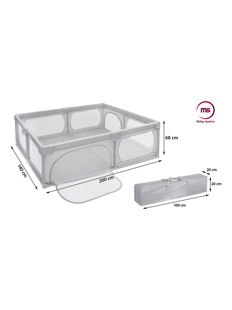 Recinto per neonati XXL 200x140cm impermeabile HyperMotion Grigio - Kiabi