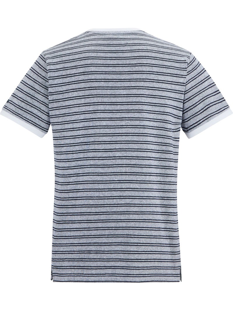 Regatta Benlin Maglietta A Strisce Uomo Bianco Blu - Kiabi