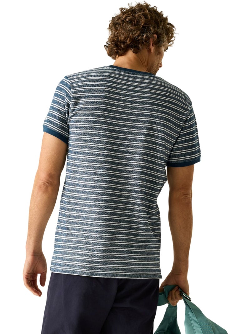 Regatta Benlin Maglietta A Strisce Uomo Blu denim - Kiabi
