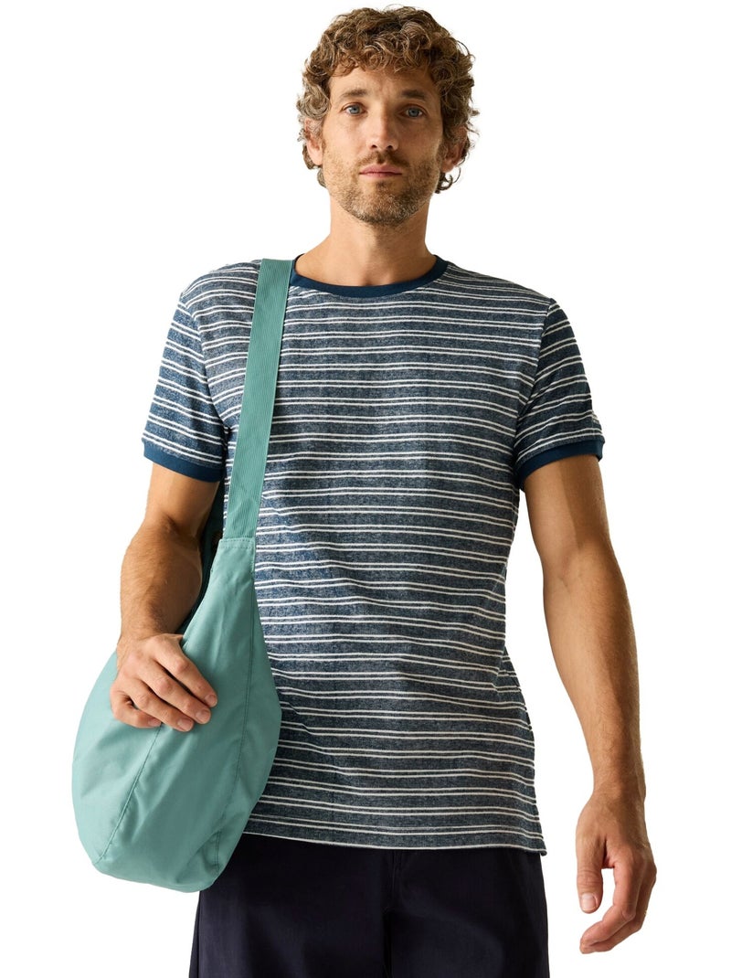 Regatta Benlin Maglietta A Strisce Uomo Blu denim - Kiabi