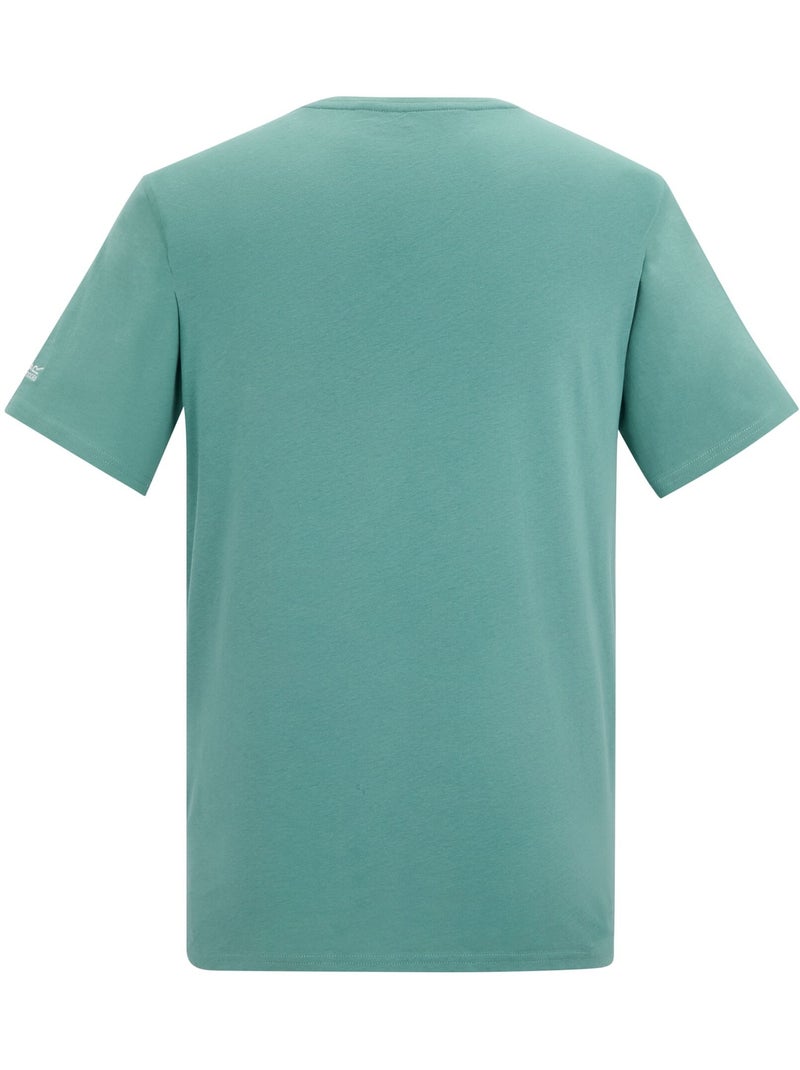 Regatta Cline IX Maglietta Linee Ondulate Uomo Blu acqua - Kiabi