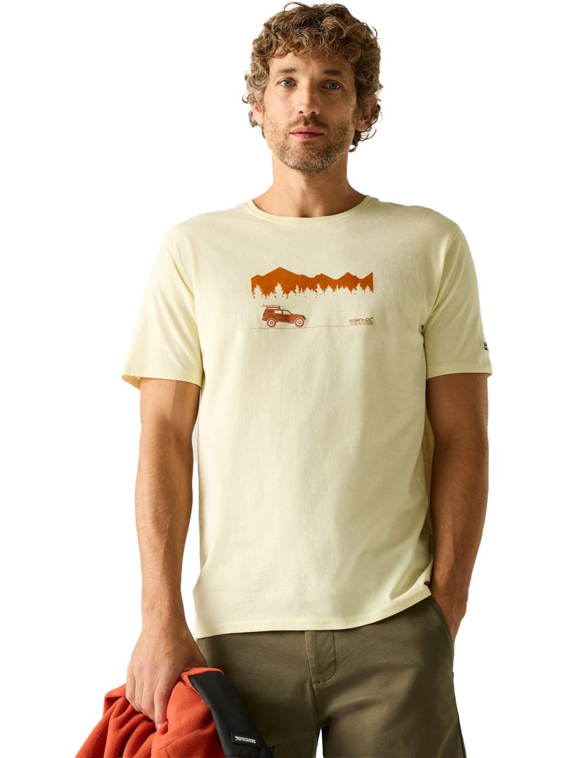 Regatta Cline IX Maglietta Wilderness Uomo Bianco - Kiabi