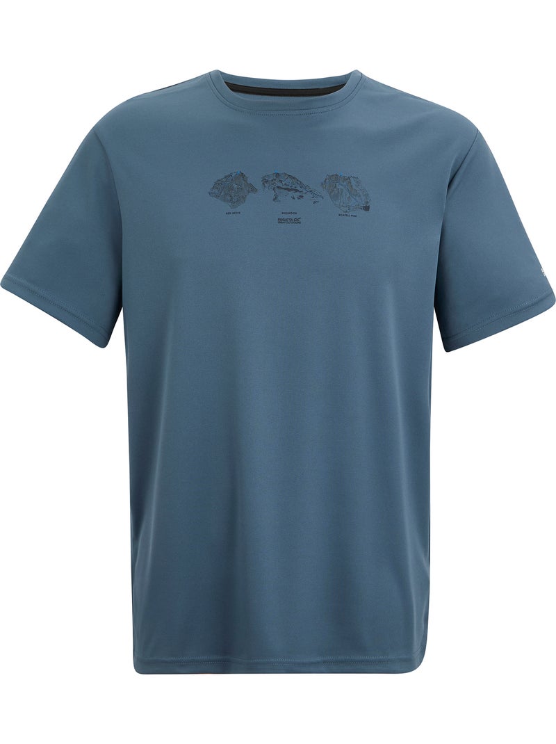 Regatta Fingal Maglietta Illustrazione Uomo Blu - Kiabi