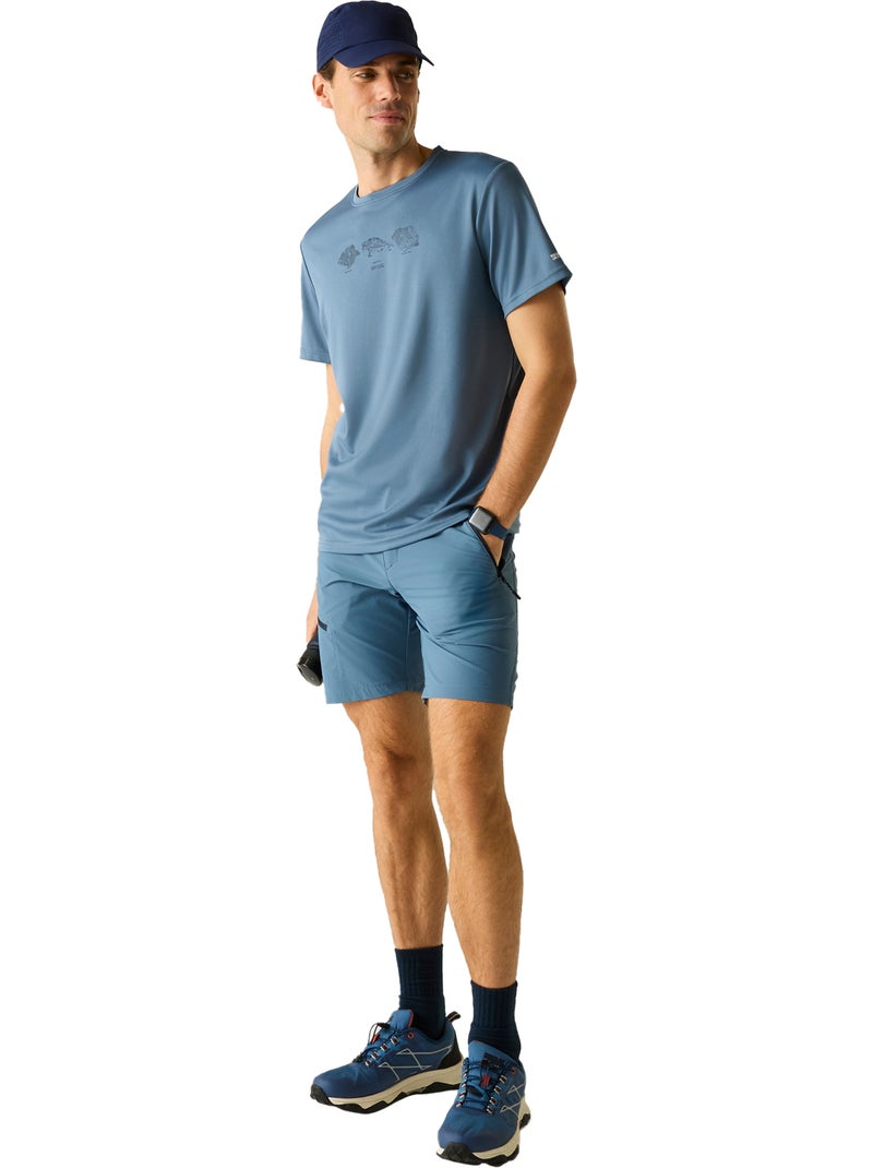 Regatta Fingal Maglietta Illustrazione Uomo Blu - Kiabi