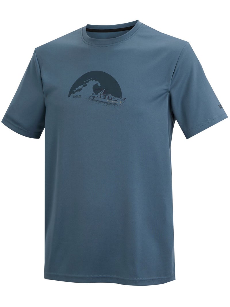 Regatta Fingal Slogan Maglietta Uomo Blu - Kiabi