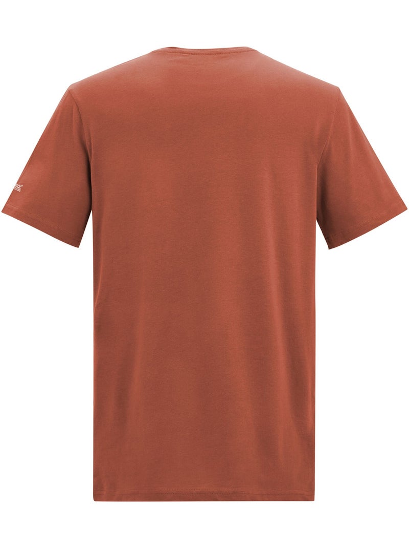 Regatta Tait Maglietta Sportiva Leggera Uomo Rosso mattone - Kiabi