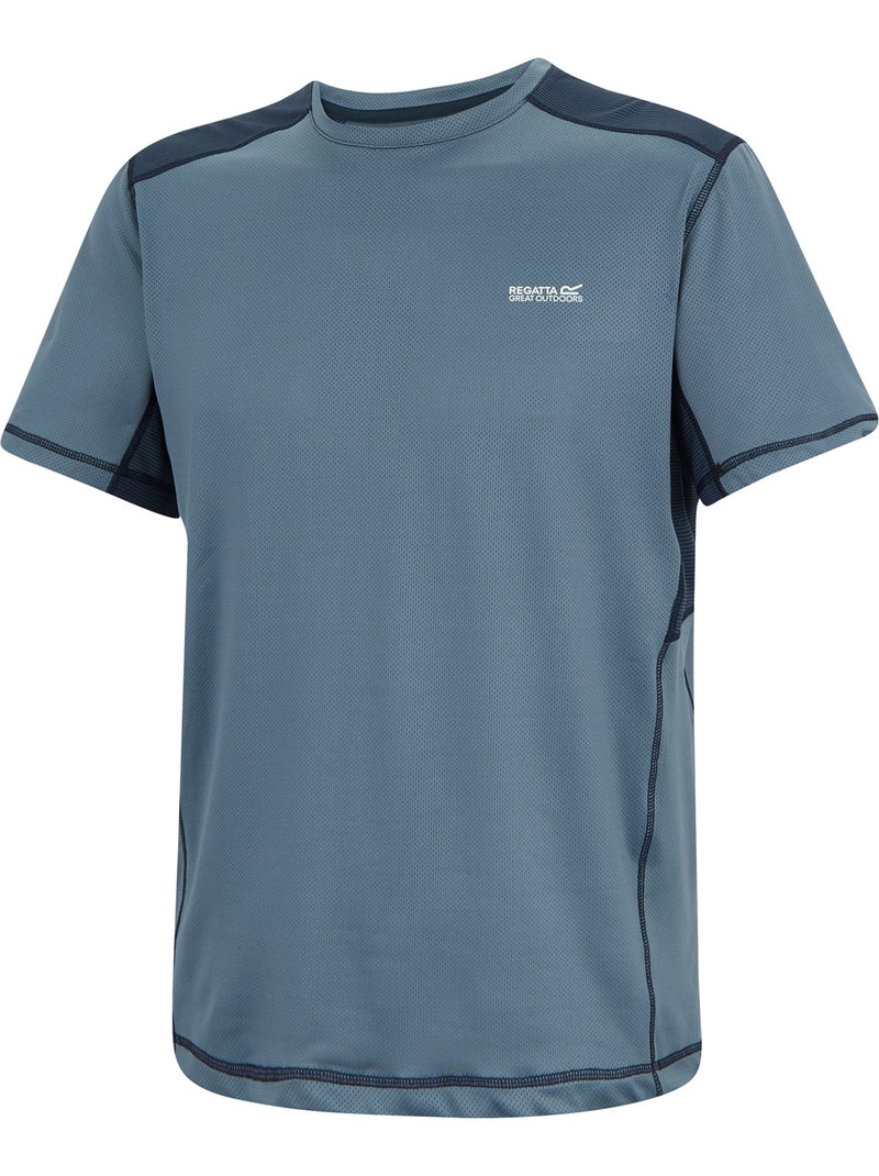 Regatta Virda Maglietta Uomo Blu Blu - Kiabi
