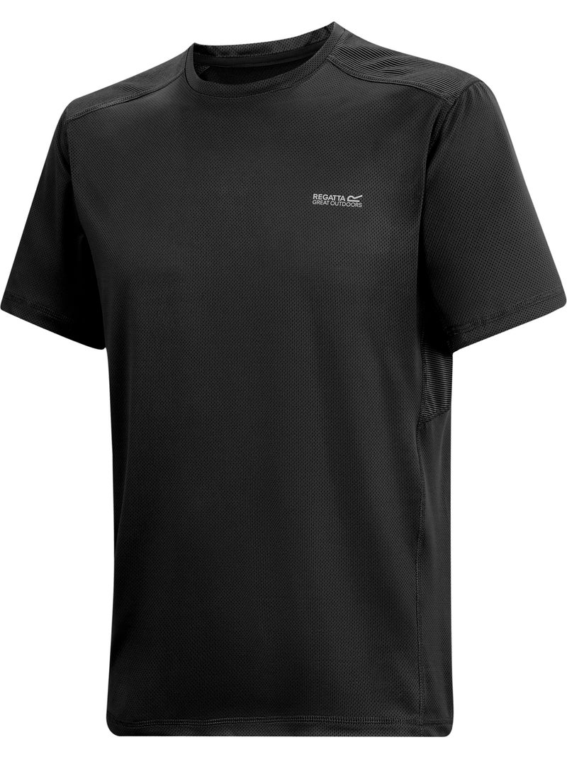 Regatta Virda Maglietta Uomo Nero Nero - Kiabi