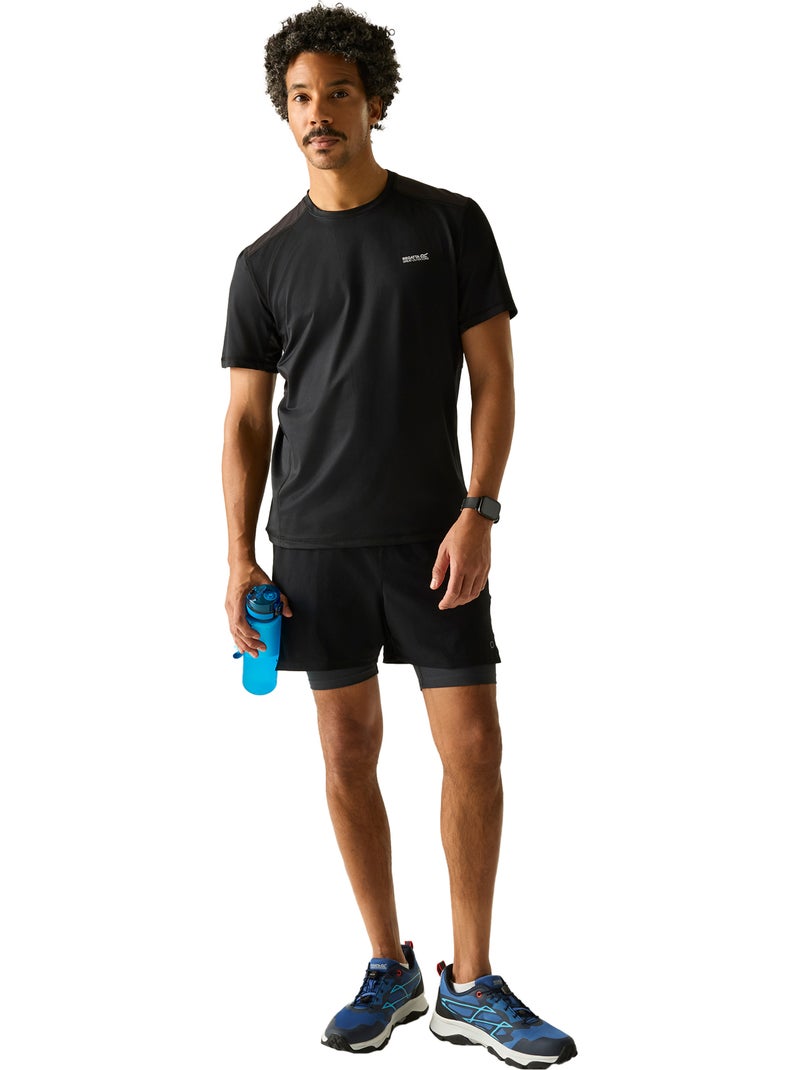 Regatta Virda Maglietta Uomo Nero Nero - Kiabi