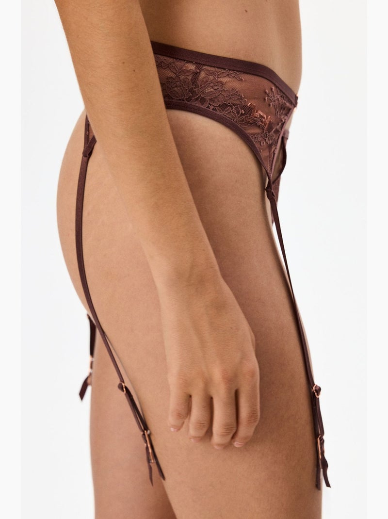 Reggicalze donna penti Marrone - Kiabi