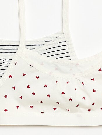 Reggiseni sportivi con spalline sottili in jersey - Set di 2