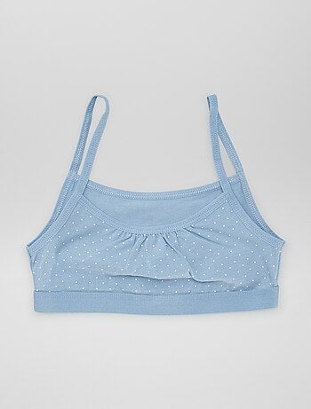 Reggiseni sportivi con spalline sottili in jersey - Set di 2