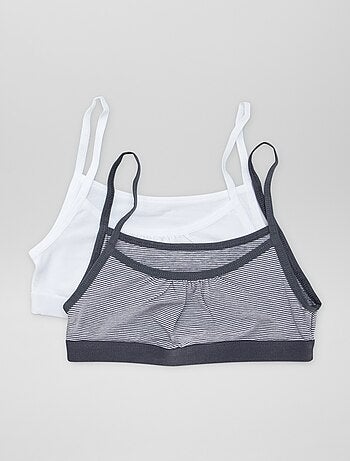 Reggiseni sportivi con spalline sottili in jersey - Set di 2