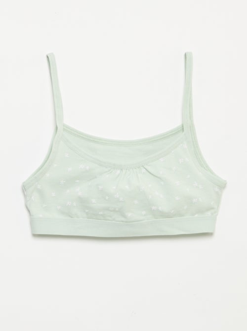 Reggiseni sportivi con spalline sottili in jersey - Set di 2 - Kiabi