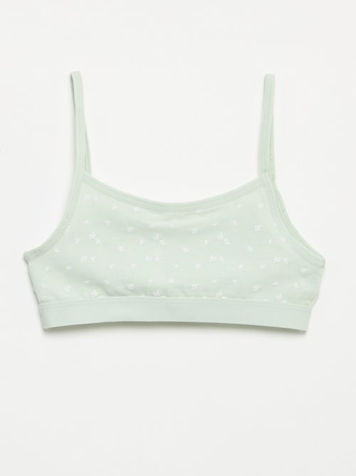 Reggiseni sportivi con spalline sottili in jersey - Set di 2 - Kiabi